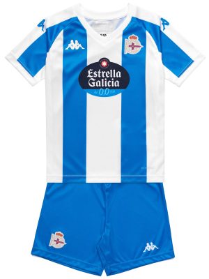KOMBAT KIT DEPORTIVO - SETS - Shorts / T-Shirt - Boy - BLUE-WHITE-SPONSOR