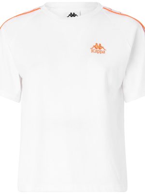 222 BANDA     ADI - T-ShirtsTop - T-Shirt - Woman - WHITE-ORANGE