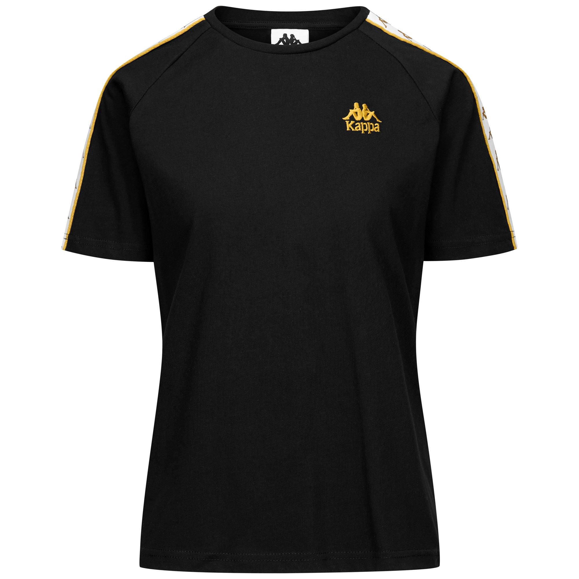 222 BANDA ADI - T-ShirtsTop - T-Shirt - Woman - BLACK-YELLOW GOLD RICH-WHITE