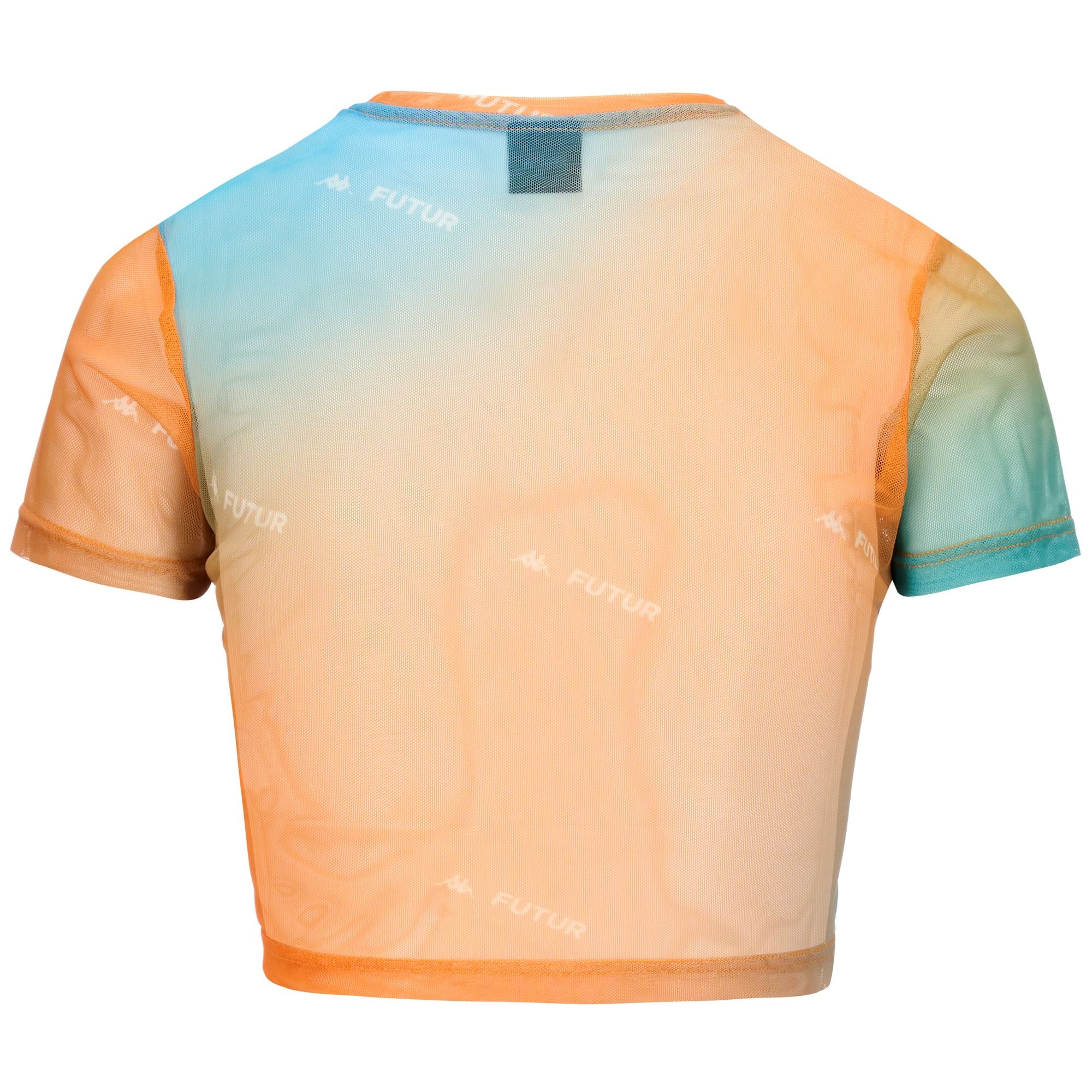 DOAL KFF - T-ShirtsTop - Top - Woman - ORANGE-TURQUOISE-WHITE - Image 4