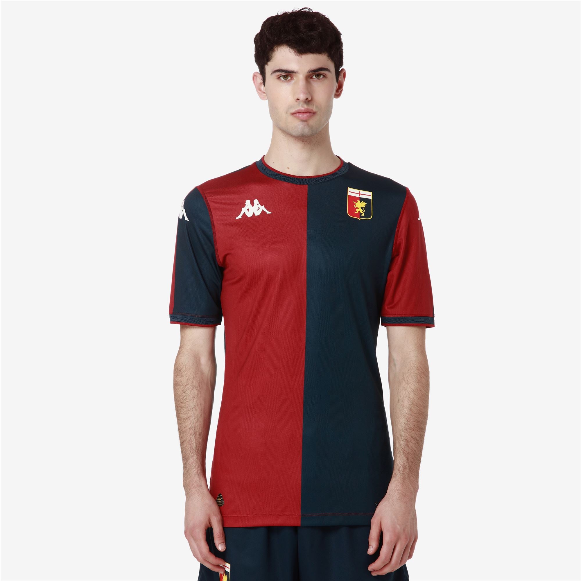 KOMBAT PRO 2025 GENOA - Active Jerseys - Shirt - Man - RED DK DAHLIA-BLUE DK - Image 4