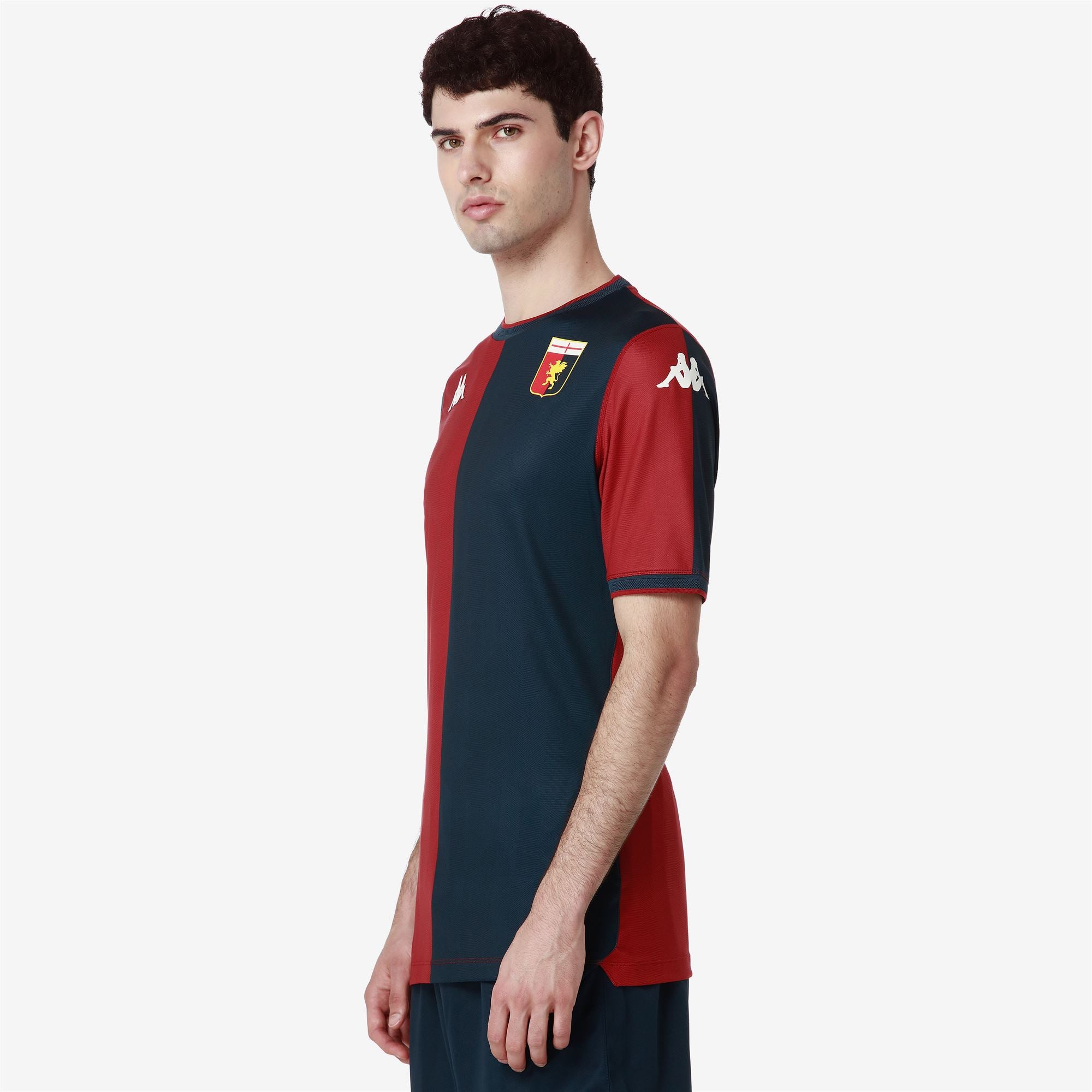 KOMBAT PRO 2025 GENOA - Active Jerseys - Shirt - Man - RED DK DAHLIA-BLUE DK - Image 5