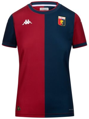 KOMBAT LADY PRO 2025 GENOA - Active Jerseys - Shirt - Woman - RED DK DAHLIA-BLUE DK