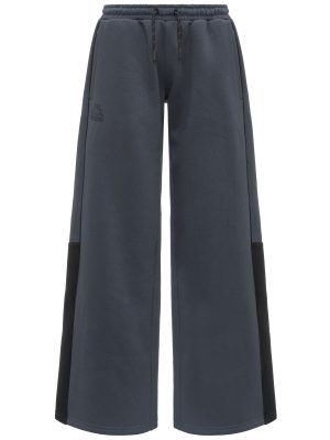 LOGO GARE - Pants - Sport Trousers - Woman - GREY INK-BLACK