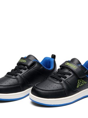 LOGO SHAY EV KID - Sneakers - Low Cut - Kid unisex - BLACK-BLUE ROYAL