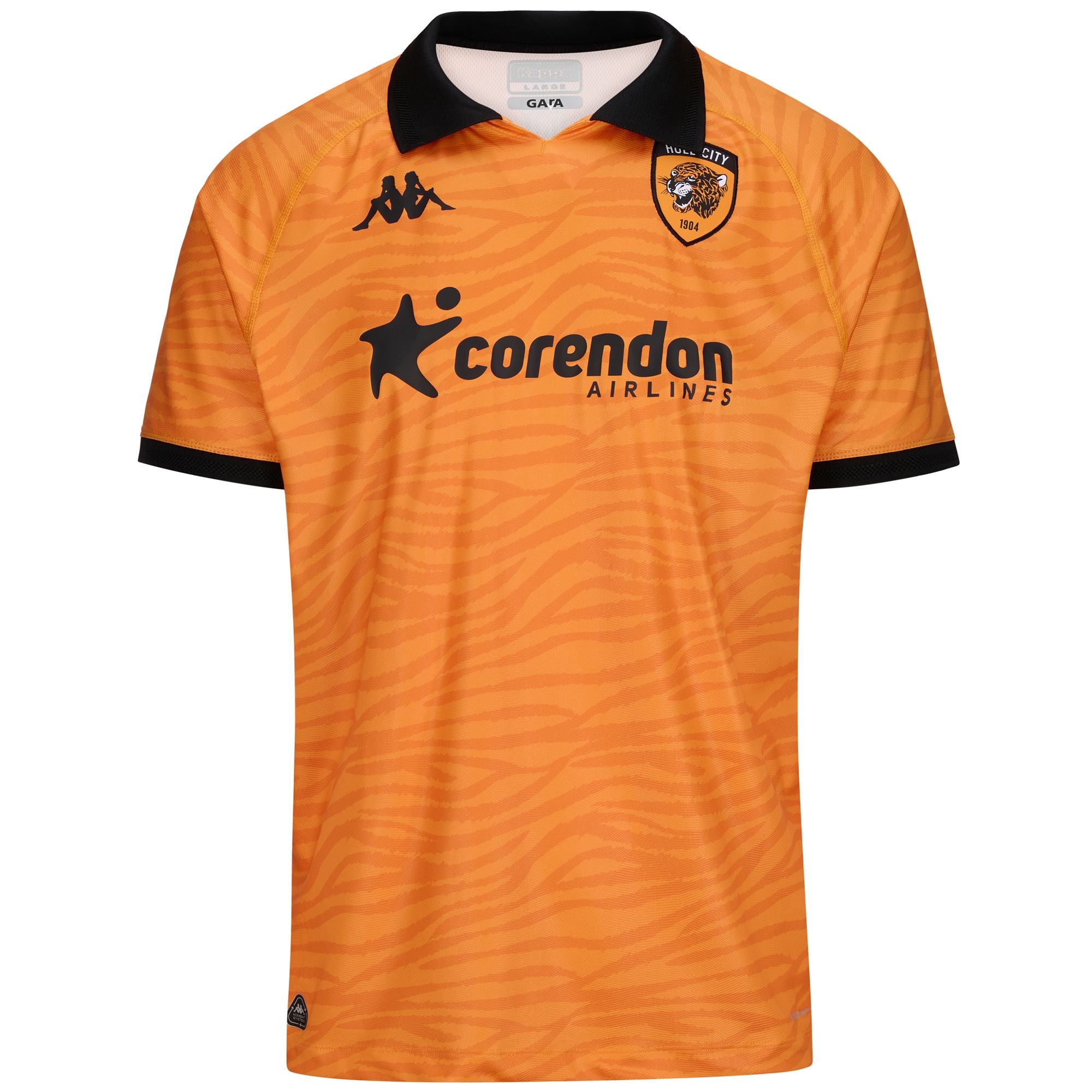 KOMBAT 2025 HULL CITY - Active Jerseys - Shirt - Man - ORANGE LT-BLACK