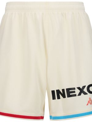 KOMBAT RYDER VALLADOLID - Shorts - Sport  Shorts - Man - WHITE ANTIQUE-RED-BLUE LIGHT-SPONSOR