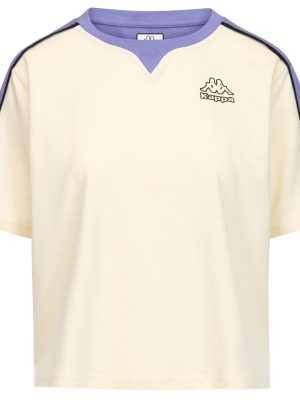 LOGO GANI - T-ShirtsTop - T-Shirt - Woman - WHITE ASPARAGUS-VIOLET BLUISH