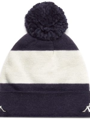 6CENTO FLOCK P - Headwear - Hat - Unisex - BLUE DK NAVY-WHITE