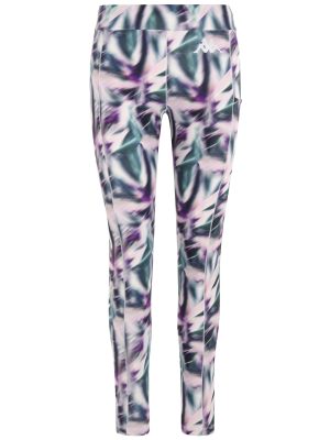 KOMBAT EFET - Pants - Sport Trousers - Woman - WHITE-GREEN-VIOLET GRAPHIC