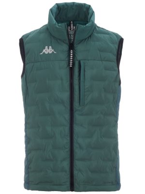 HYROVEST - Jackets - Vest - Unisex - GREEN DK FOREST-BLACK
