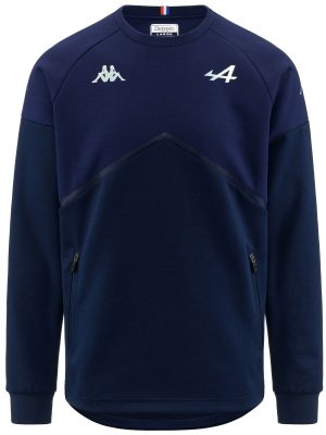 AREFOD ALPINE F1 - Fleece - Jumper - Man - BLUE DK-BLUE LT