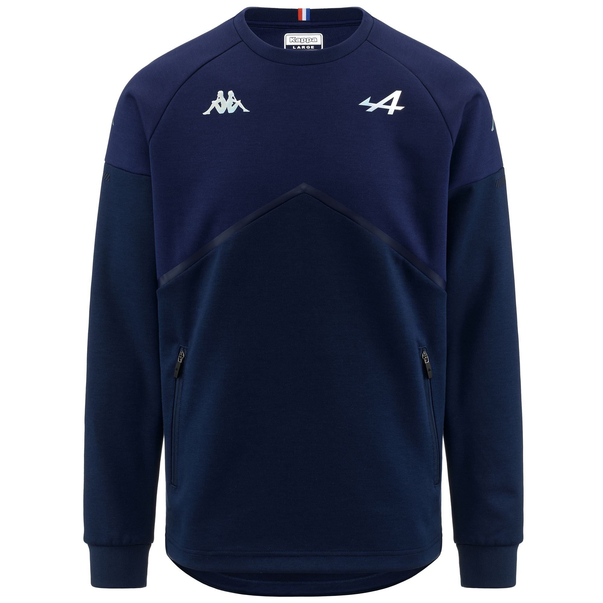 AREFOD ALPINE F1 - Fleece - Jumper - Man - BLUE DK-BLUE LT
