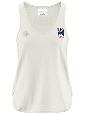 KOMBAT DREAM US - T-ShirtsTop - Tank - Woman - WHITE EGRET