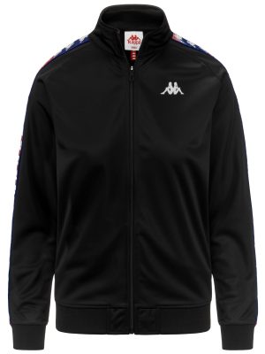 222 BANDA WANNISTONGT - Fleece - Jacket - Woman - GRAPHIK TAPE BLACK-RED-BLUE ROYAL