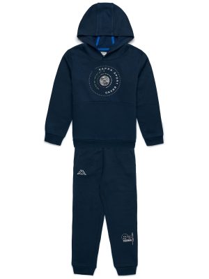 LOGO BENZEM KID - Sport Suits - TRACKSUIT - Boy - BLUE DK