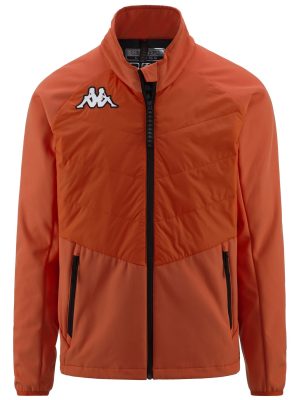 6CENTO 698 - Jackets - Short - Unisex - ORANGE SMUTTY-BLACK