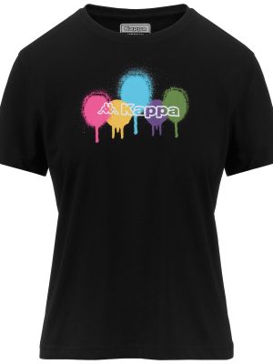 LOGO FUALLA - T-ShirtsTop - T-Shirt - Woman - BLACK