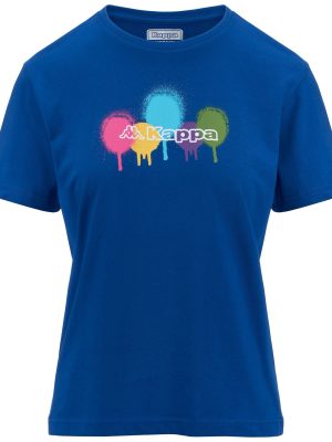 LOGO FUALLA - T-ShirtsTop - T-Shirt - Woman - BLUE CLASSIC