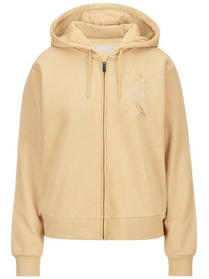 LOGO KAIMI - Fleece - Jacket - Woman - BEIGE BISCUIT