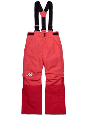 8CENTO  889 KID - Pants - Sport Trousers - Kid unisex - PINK SHELL-RED HIBISCUS