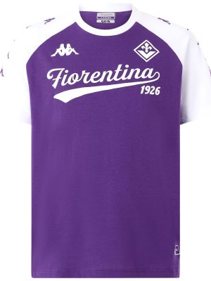 SUPPORTER  CATHI FIORENTINA - T-ShirtsTop - T-Shirt - Man - VIOLET INDIGO-WHITE