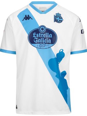 KOMBAT 2025 DEPORTIVO - Active Jerseys - Shirt - Man - WHITE-AZURE DK-SPONSOR1