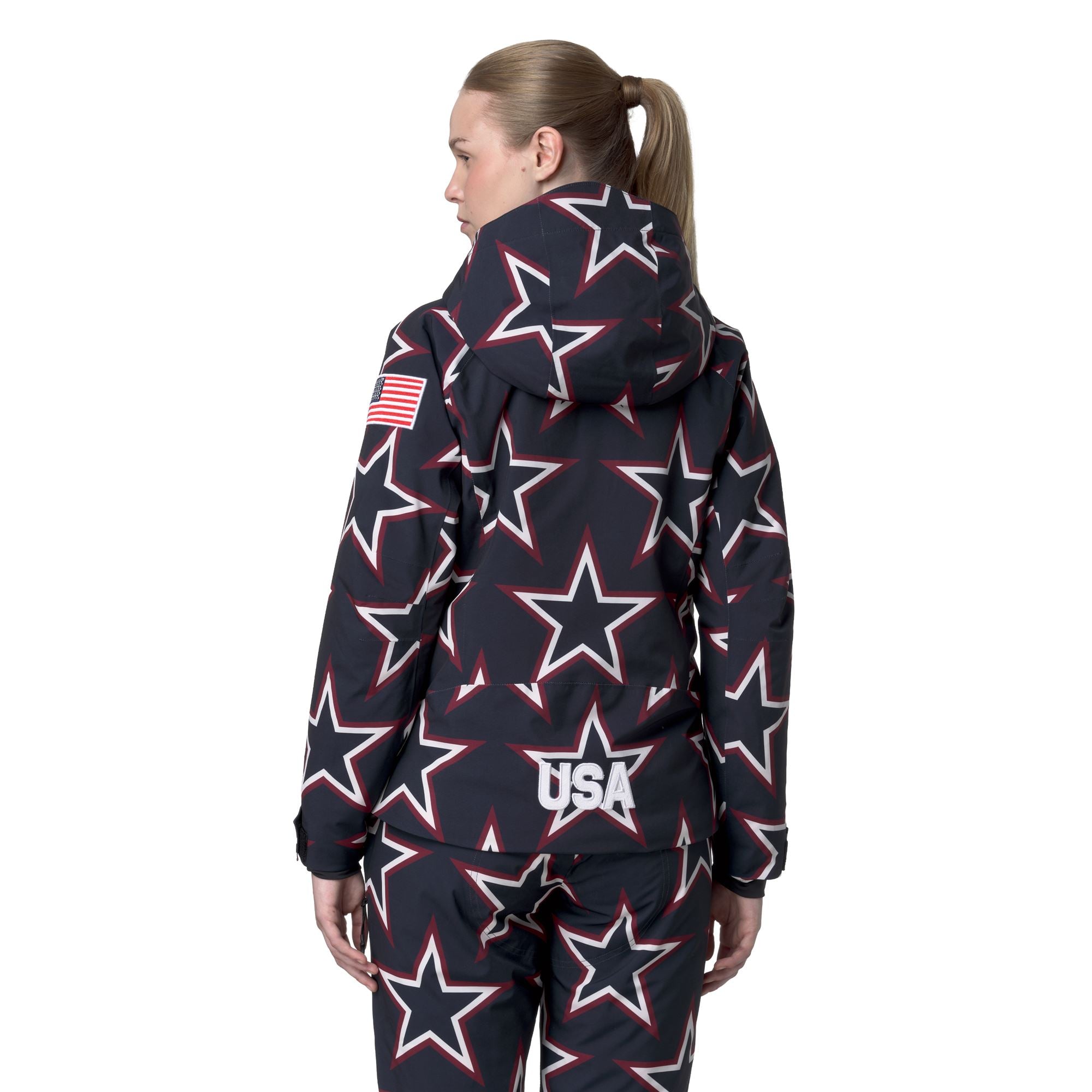 810G US - Jackets - Mid - Woman - Blue Baritone-Pomgranate-White - Image 6