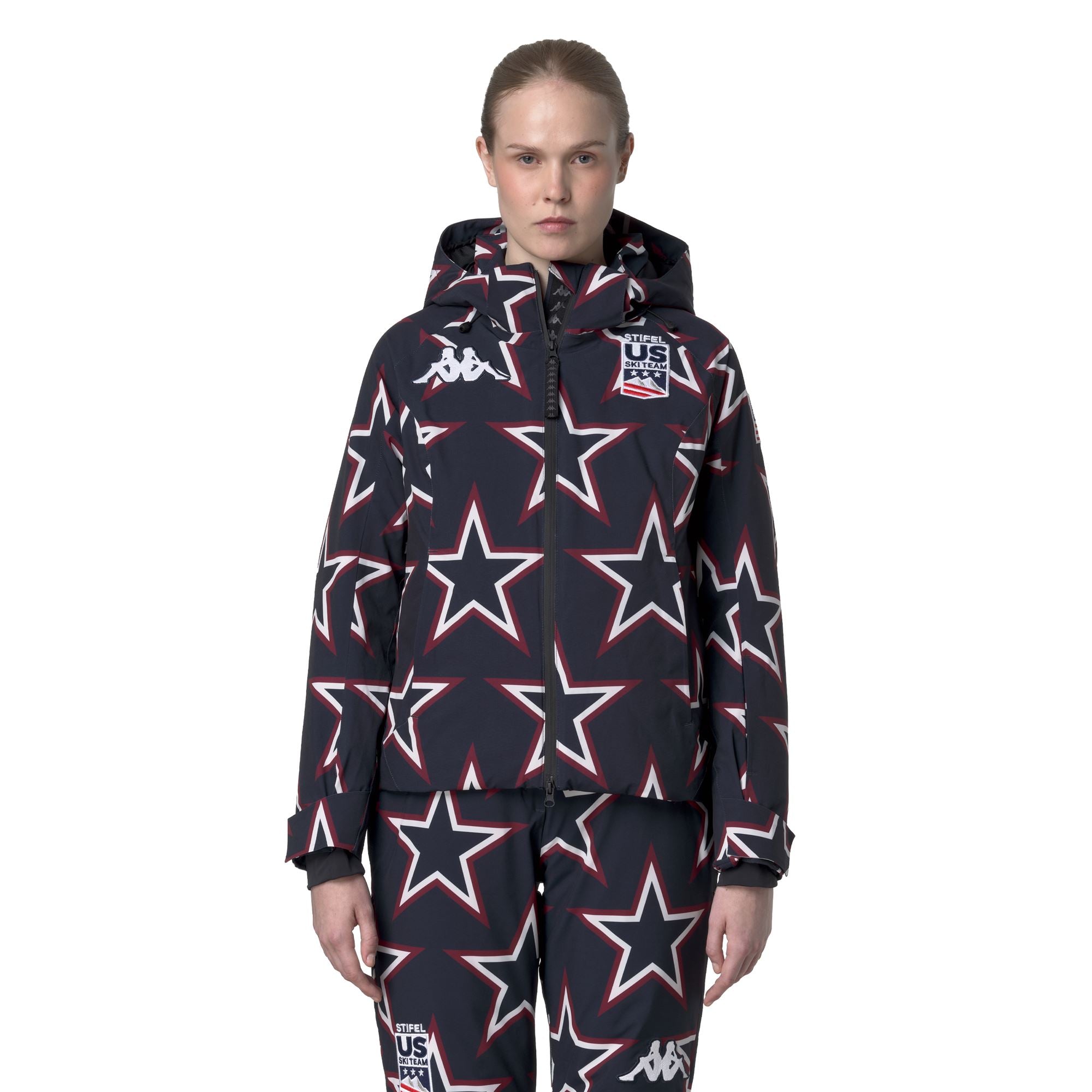 810G US - Jackets - Mid - Woman - Blue Baritone-Pomgranate-White - Image 4