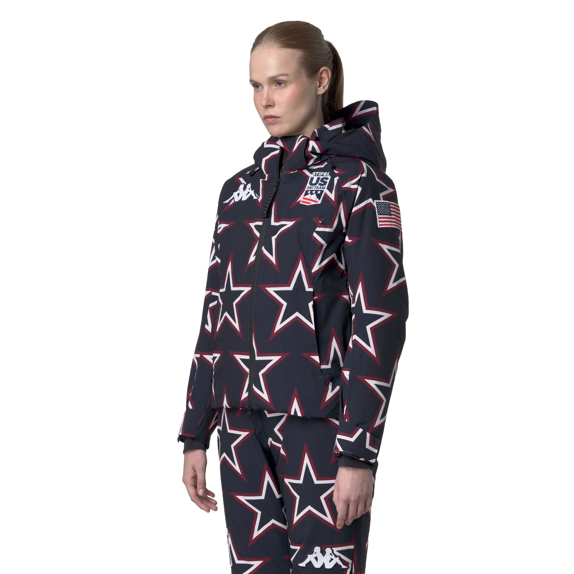 810G US - Jackets - Mid - Woman - Blue Baritone-Pomgranate-White - Image 5