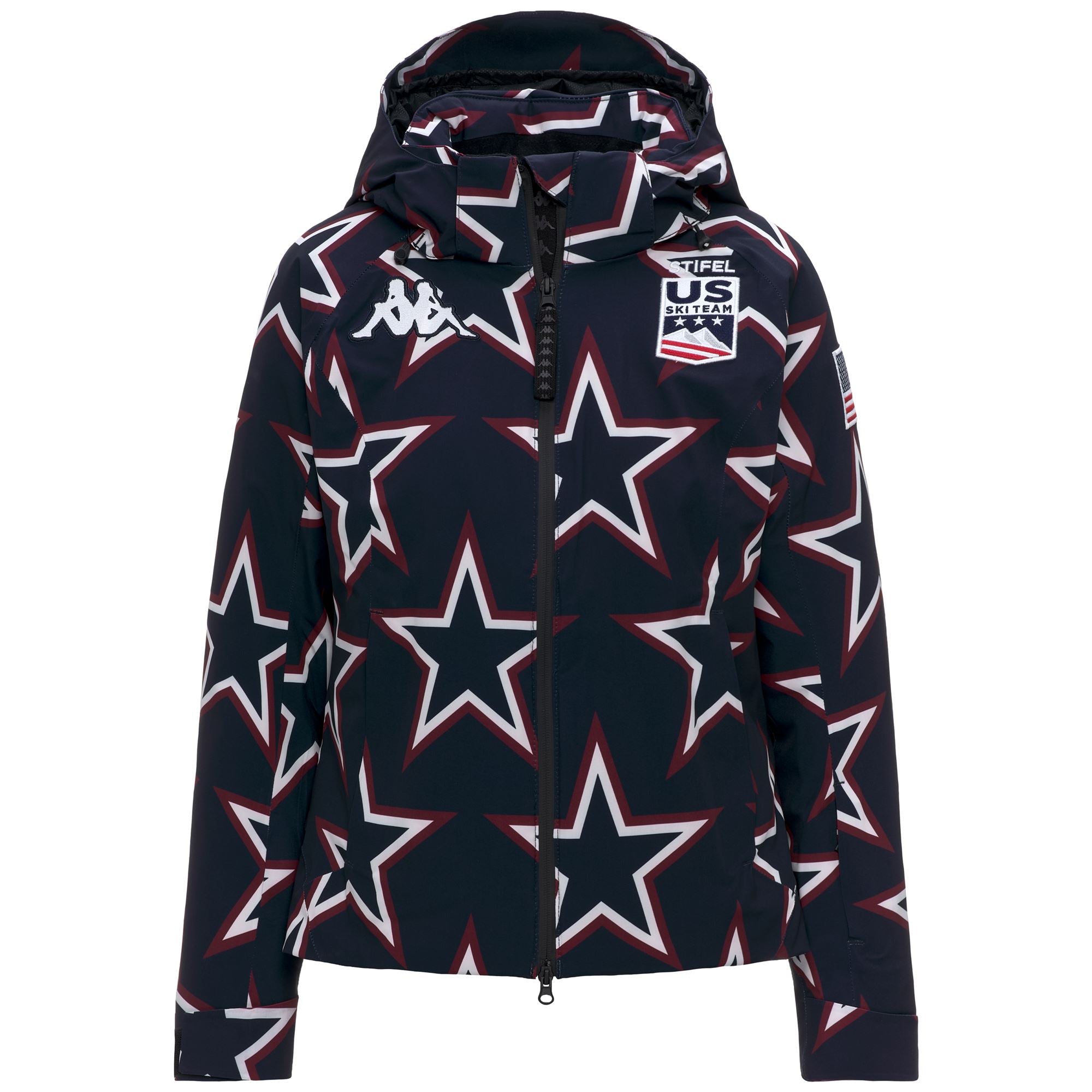 810G US - Jackets - Mid - Woman - Blue Baritone-Pomgranate-White