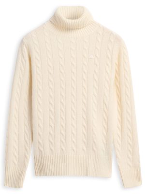 HEVIA - KNITWEAR - Pull  Over - Woman - WHITE NATURAL