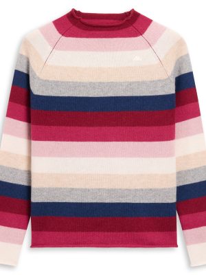 HILARY - KNITWEAR - Pull Over - Woman - RED POMEGRANATE-RED DK-PINK ZEPHYR-WHITE NATURAL-BEIGE CLAY-GREY FROST-BLUE IRIS