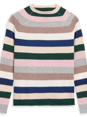 HILARY - KNITWEAR - Pull  Over - Woman - BEIGE CLAY-GREEN JUNE-PINK ZEPHYR-GREY FROST-BROWN NATURAL-WHITE NATURAL-BLUE IRIS