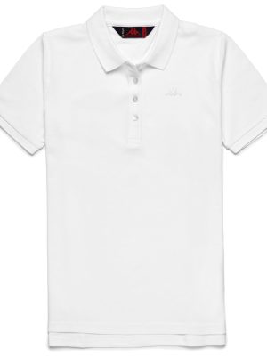 CARLY - La polo Robe di Kappa - Polo - Woman - WHITE