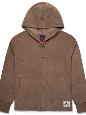 CONNYE - Fleece - Jacket - Woman - BROWN LT  WALNUT