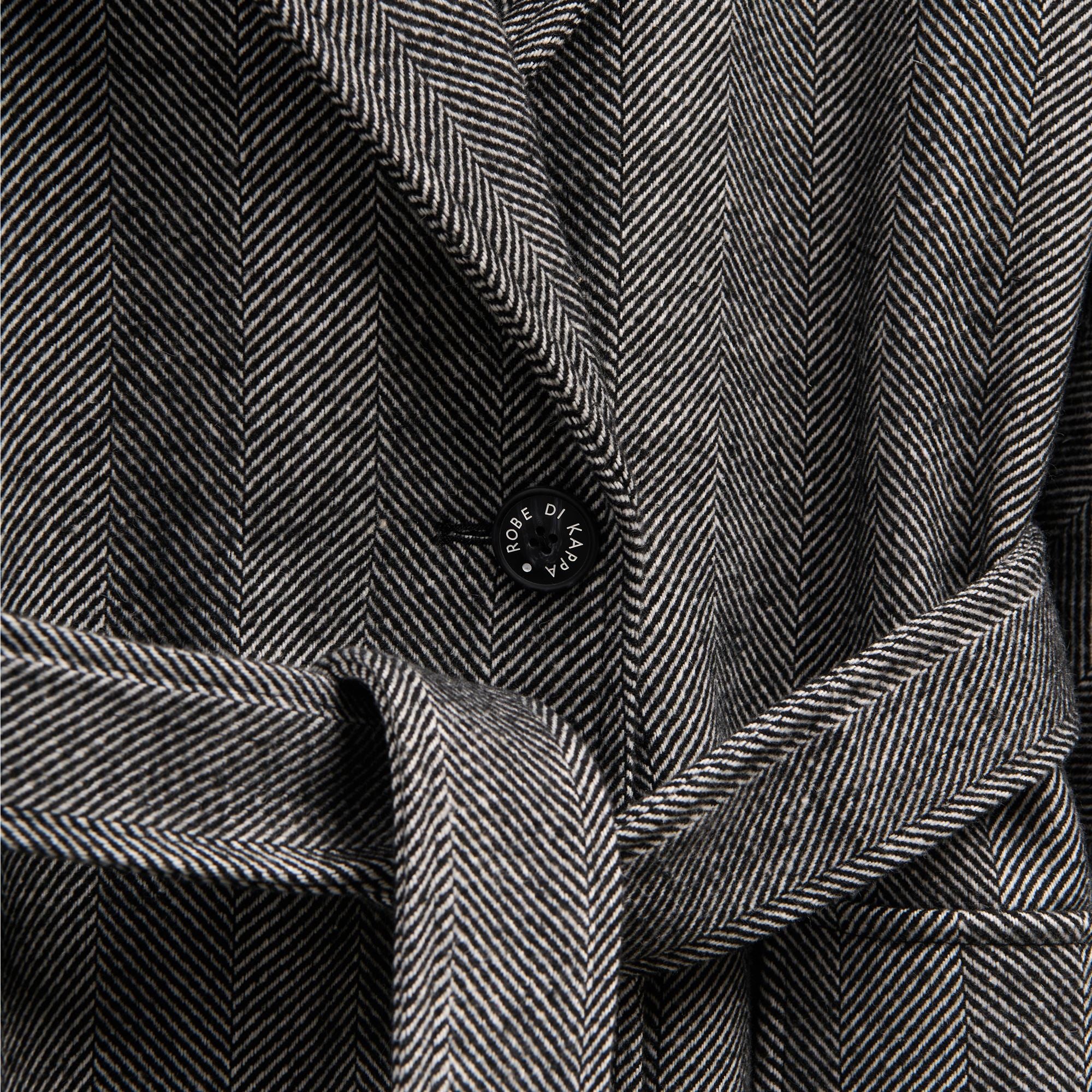 JEANNE - Jackets - Long - Woman - BLACK-WHITE - Image 3