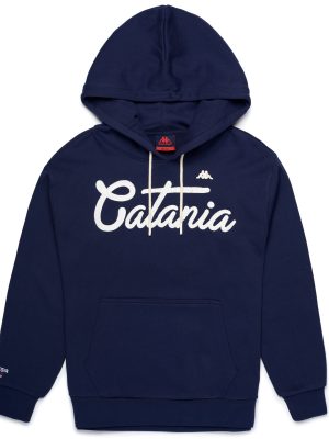 EROI HOOD CATANIA - Fleece - Jumper - Man - NAVY-CREAM