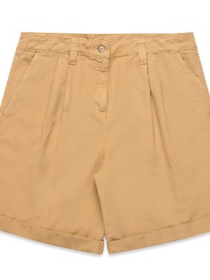 YVONNE LIGHT LINEN - Shorts - CHINO - Woman - BEIGE INCENSE