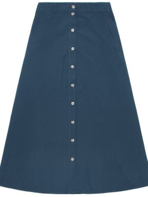 MUNA - Skirts - Long - Woman - BLUE MAJOLICA