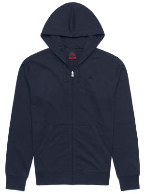 DAVE BABY TERRY - Fleece - Jumper - Man - BLUE IRIS