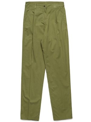 NOELIA LIGHT POPLIN - Pants - CHINO - Woman - GREEN OLIVINE