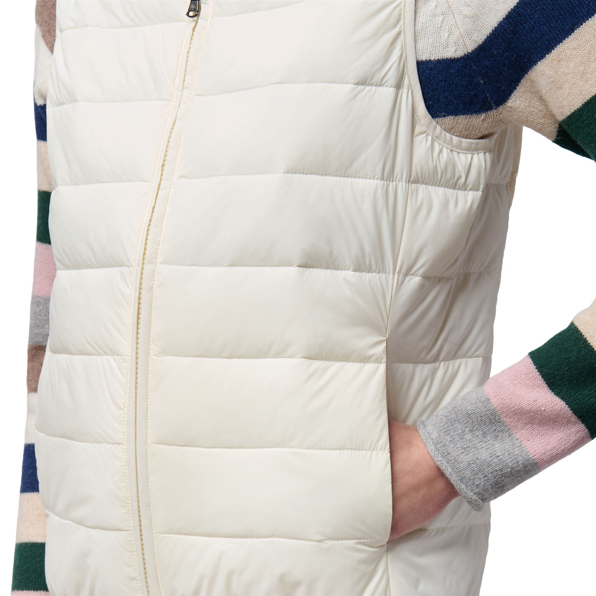 AMIRA - Jackets - Vest - Woman - WHITE NATURAL - Image 5