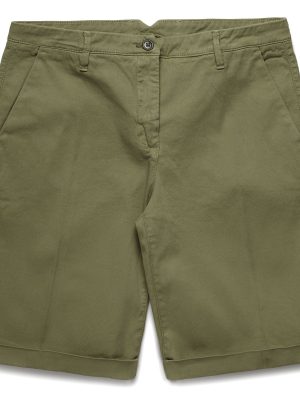 CHRISSIE - Shorts - CHINO - Woman - GREEN OLIVINE