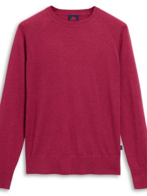 MONIA - KNITWEAR - Pull  Over - Woman - RED DK