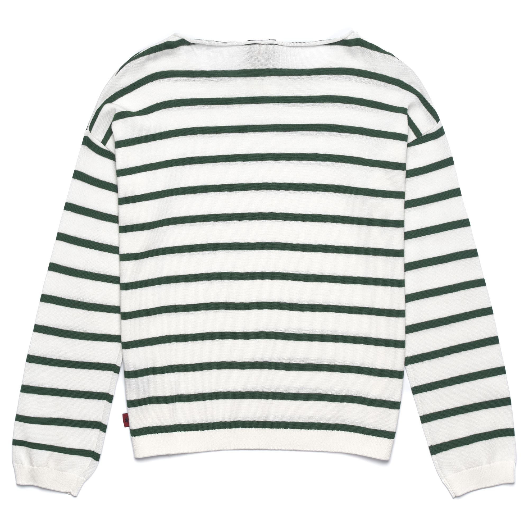 MALLORY - KNITWEAR - Pull Over - Woman - WHITE NATURAL-GREEN EDEN - Image 2