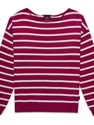 MALLORY - KNITWEAR - Pull Over - Woman - VIOLET RASPBERRY-WHITE NATURAL