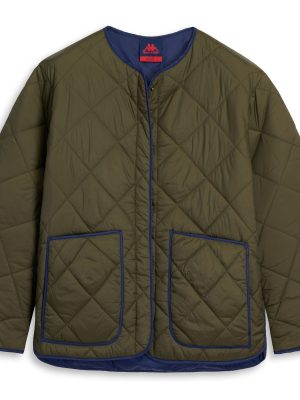 LOUISE - Jackets - Short - Woman - GREEN MILITARY-BLUE IRIS