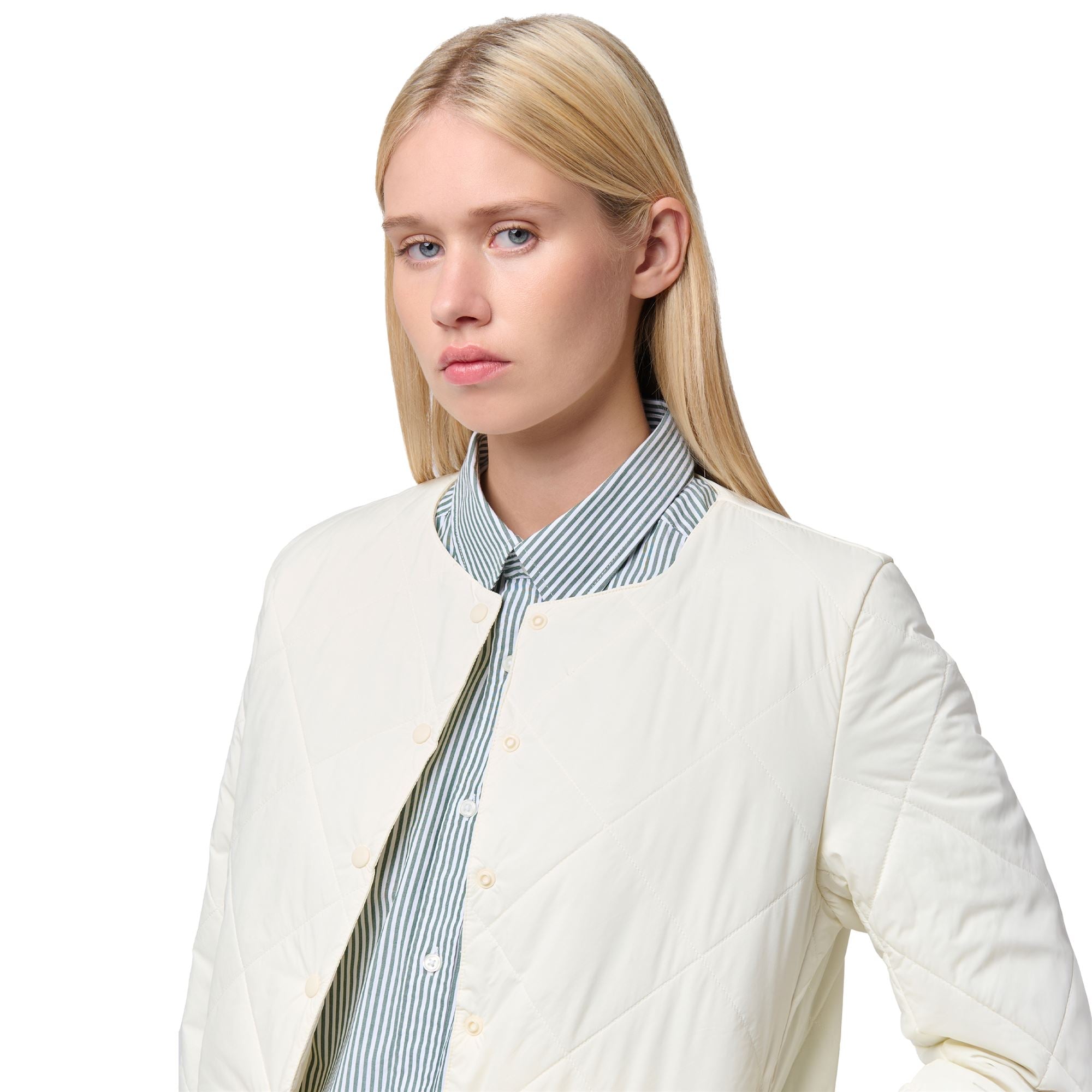 MANU - Jackets - Short - Woman - WHITE NATURAL - Image 5