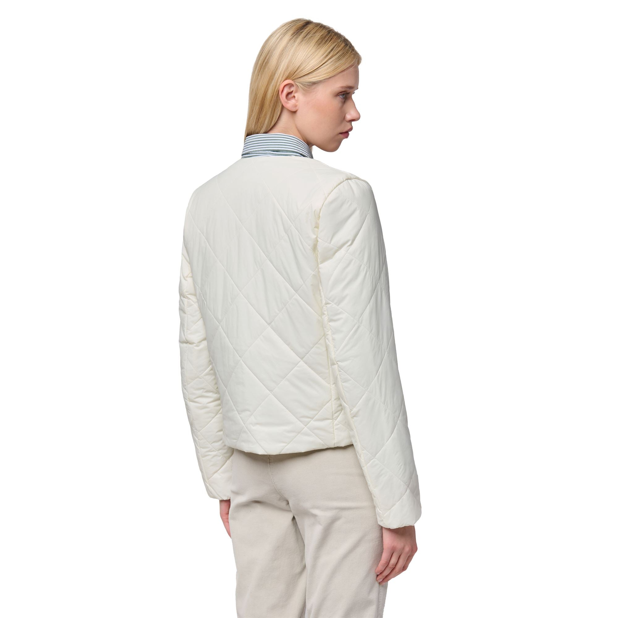MANU - Jackets - Short - Woman - WHITE NATURAL - Image 4